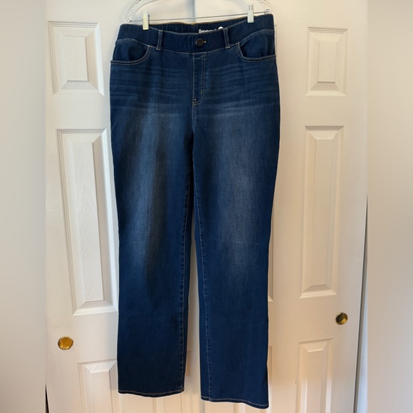 Betabrand  straight leg for pocket yoga denim - Picture 2 of 5